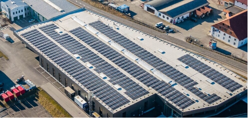 kwantum Projekt Referenz Produktionshalle Firma Wasserbauer